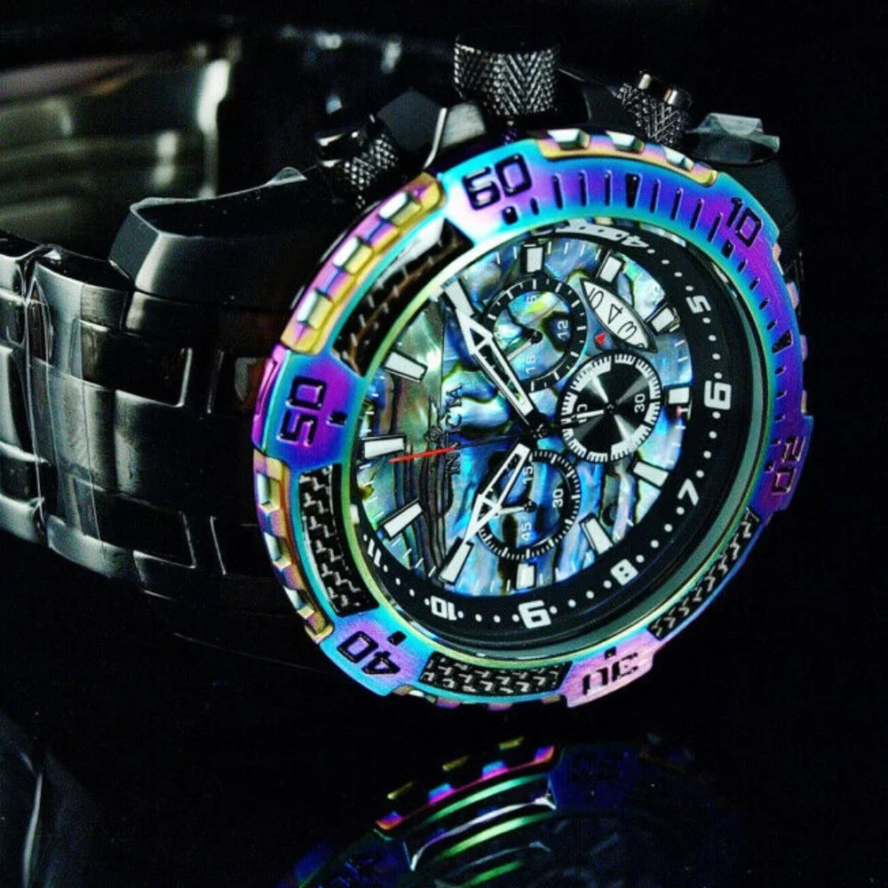 SALE! IRIDESCENT PRO DIVER 52MM!! MUST SEE! NIB!!